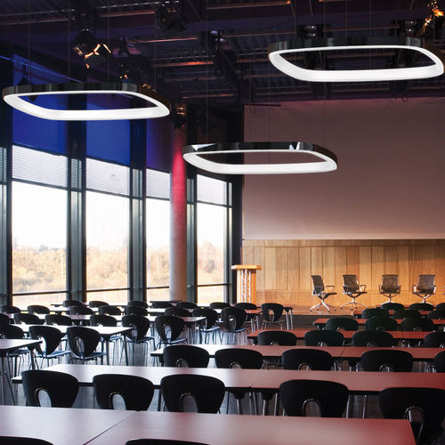 Suspension - SOFT QUADRA - Sattler GmbH - en aluminium / en toile / en verre acrylique