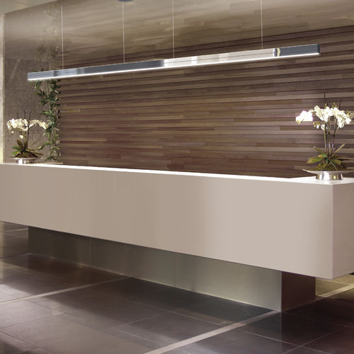 Luminaire suspendu - DOPPIO LINEA - Sattler GmbH - à LED / linéaire / en aluminium