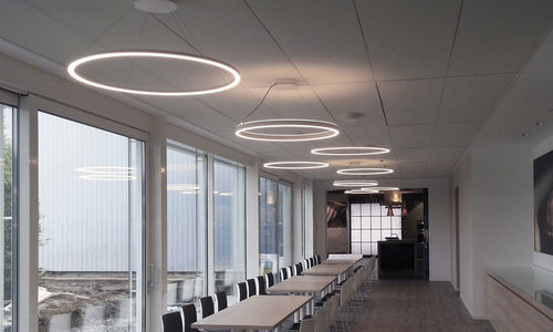 Suspension - DOPPIO - Sattler GmbH - en aluminium / en verre acrylique / contemporaine