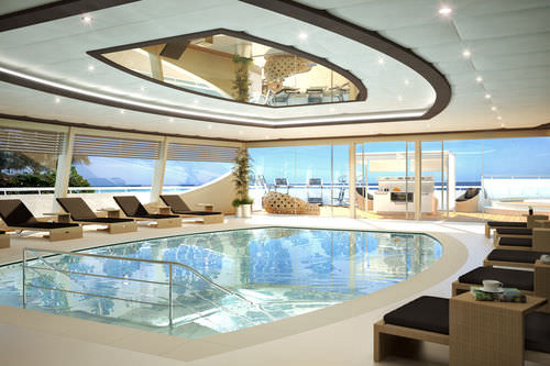 Piscine d'extérieur - YACHT - Hofer Group GmbH - enterrée / en polyester / thermale