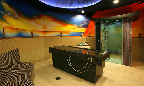 Table de massage fixe - LETTINO ORIENT - Hofer Group GmbH - humide / professionnelle