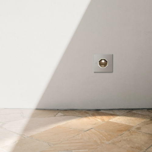 Spot en inox - OTTAGONO - Stral - encastrable au mur / à LED / octogonal