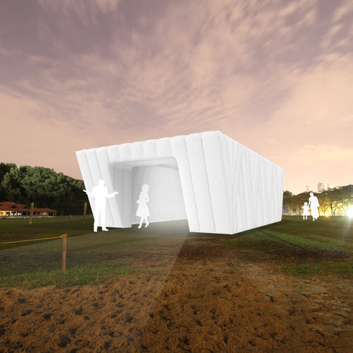 Structure gonflable pour le secteur événementiel - PAVLOVA'S BOX - Studio Souffle