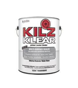 Primaire pour maçonnerie - KILZ® KLEAR™ - KILZ - acrylique / d'extérieur / d'intérieur