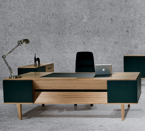 Bureau de direction - ERVA  - SOLENNE OFFICE FURNITURE - contemporain / en bois / professionnel