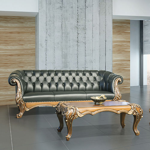 Canapé classique - VENEDIK - SOLENNE OFFICE FURNITURE - en cuir / contract