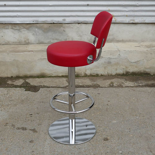 Chaise de bar moderne - COMBI  - KODRETA furniture, s.r.o. - d'intérieur / en métal / en cuir