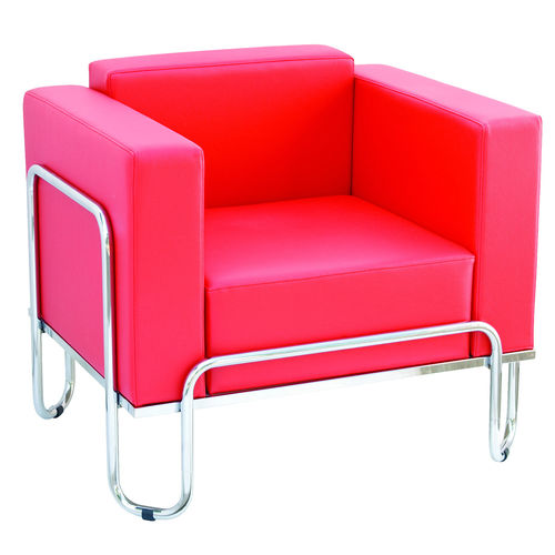 Fauteuil contemporain - KODRETA MULTI  - KODRETA furniture, s.r.o. - en cuir / en tissu / en métal
