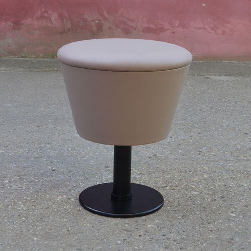 Tabouret contemporain - COMBI  - KODRETA furniture, s.r.o. - en cuir / en tissu / avec piètement en métal