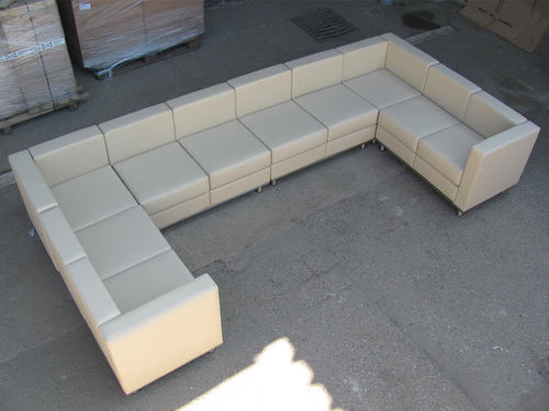 Canapé modulable - KALEA  - KODRETA furniture, s.r.o. - contemporain / en tissu / en cuir