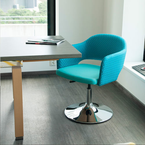 Chaise de bureau contemporaine - LAURA - KODRETA furniture, s.r.o. - d'intérieur / en cuir / en tissu