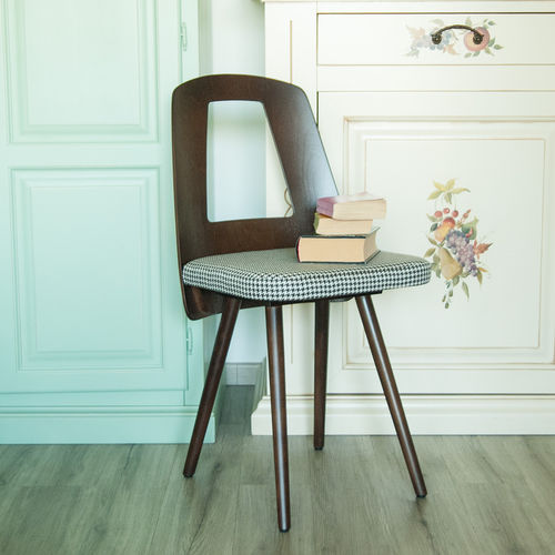 Chaise vintage - BERRY - KODRETA furniture, s.r.o. - d'intérieur / en bois / en tissu
