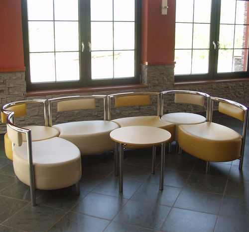 Banquette modulable - ORO - KODRETA furniture, s.r.o. - contemporaine / en tissu / en cuir