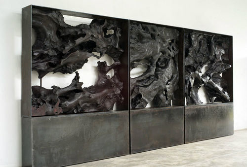Paravent contemporain - TRIPTYCH - JÉRÔME-ABEL SEGUIN - en bois