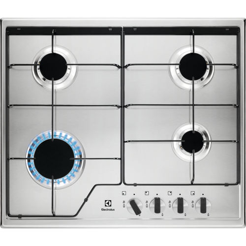 Table de cuisson à gaz - KGS6424X - Electrolux Home - 4 foyers / encastrable / avec manettes