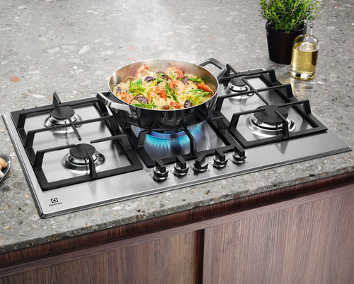 Table de cuisson à gaz - KGS9536X - Electrolux Home - 5 foyers / encastrable / avec manettes