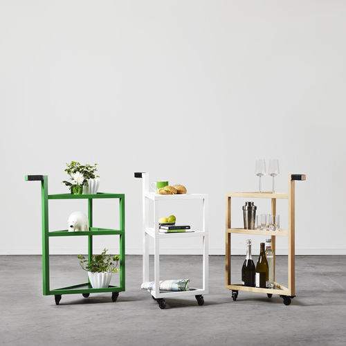 Desserte de service - MOVE - A 2 designers - résidentielle / en chêne / MDF