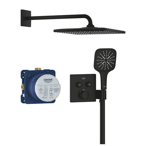 Set de douche mural - 34865KF0 - GROHE - encastrable au mur / contemporain / professionnel