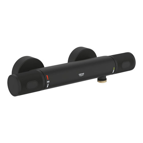 Mélangeur pour douche - 34827KF0 - GROHE - mural / thermostatique / en acier inoxydable