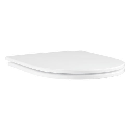 Lunette de toilettes à fermature amortie - 102500SH00 - GROHE - en thermodurcissable / en acier inoxydable / blanche