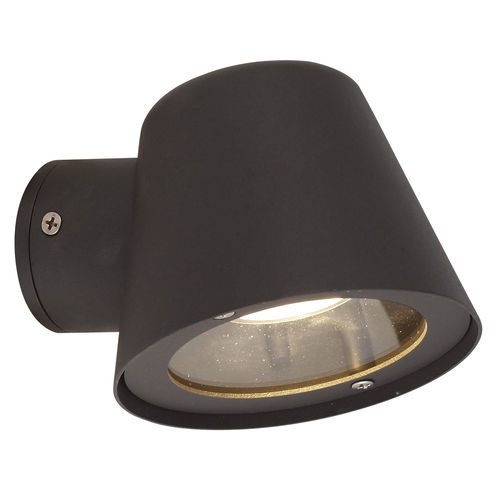 Applique murale contemporaine - CHAPEAU - LUMITEK - d'extérieur / en aluminium / en verre