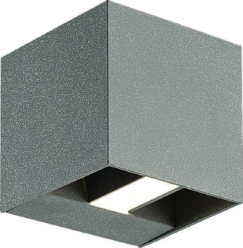 Applique murale contemporaine - DUEL - LUMITEK - d'extérieur / en aluminium peint / en cube