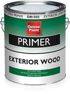 Primaire pour bois - EXTERIOR LATEX PRIMER - DEVOE PAINT - acrylique / extérieur