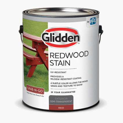 Lasure de protection - GLIDDEN® REDWOOD GRAB-N-GO™ - GLIDDEN - pour isolation par l'extérieur