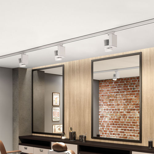 Éclairage sur rail à LED - SUN - Biffi Luce - rond / en aluminium / professionnel