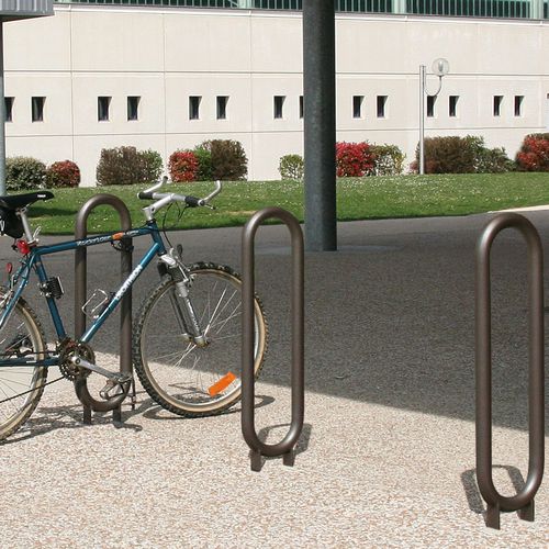 Appui-vélo au sol - STITCH - ACCENTURBA - en acier thermolaqué / vertical / professionnel
