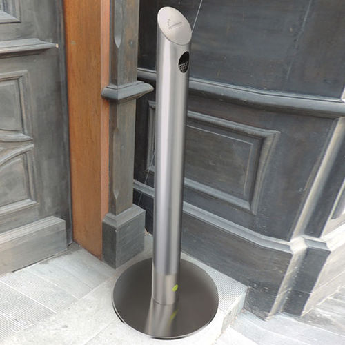 Cendrier sur pied - SLIM MATT - Cibins e.U. - mural / en acier inoxydable / pour extérieur