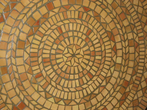 Mosaïque en terracotta - . - Ceramicas Antonio Aleman - polie / d'intérieur / de sol