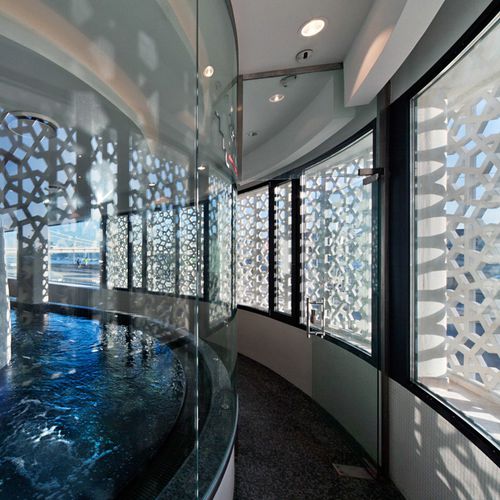 Plaquette de parement en béton - RUDAS PERFORATED PANEL - IVANKA - d'intérieur / aspect béton / faite main