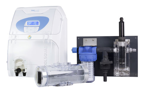 Électrolyseur au sel pour piscine - POOLSQUAD® AMPERO - Pool Technologie - avec régulateur de pH