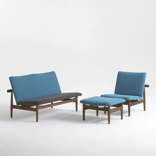 Banquette design scandinave - 137 - House of Finn Juhl – Onecollection - en tissu / en chêne / en noyer
