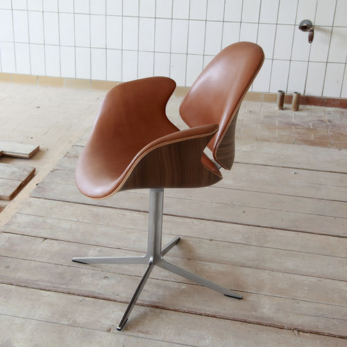 Chaise design scandinave - COUNCIL - House of Finn Juhl – Onecollection - d'intérieur / en tissu / en chêne