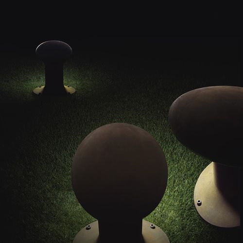 Lampe sur pied - BITTA - Torremato - en verre / contemporaine / de jardin