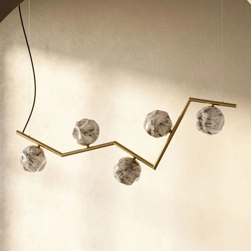 Suspension - STONE - Torremato - en laiton / en verre de Murano / contemporaine