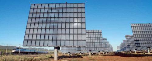 Tracker solaire double axe - Soitec - pour installation photovoltaïque