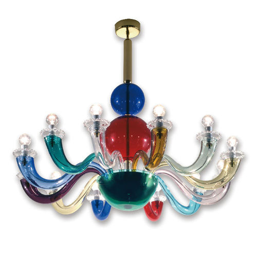 Lustre contemporain - 99.80 - Venini - en verre / en verre soufflé / en métal