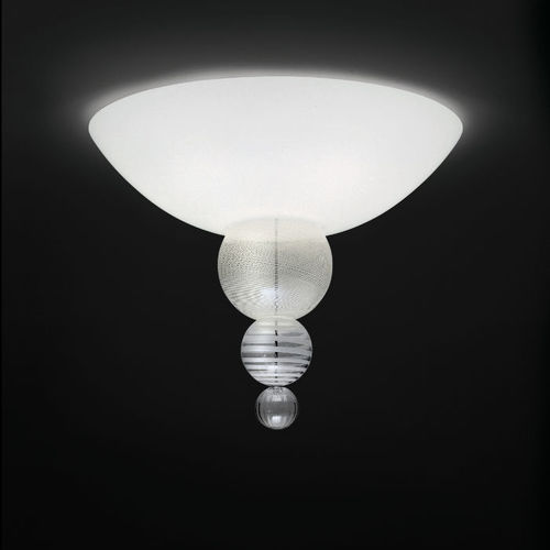 Plafonnier contemporain - ABACO - Venini - rond / en verre / en métal