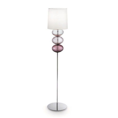 Lampe sur pied - ABAT-JOUR - Venini - en métal / en verre soufflé / en tissu