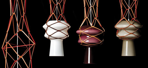 Suspension - STELLE FILANTI - Venini - en verre / en verre soufflé / en cuir
