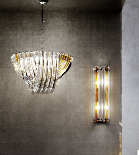 Suspension - TRIEDRI 964 - Venini - en métal / en verre / contemporaine