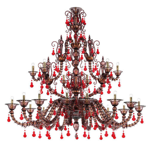 Lustre classique - DIAMANTEI - Venini - en cristal / en métal / à incandescence