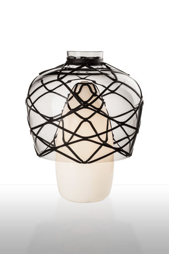 Lampe de table - CELESTI - Venini - en verre / en cuir / design original