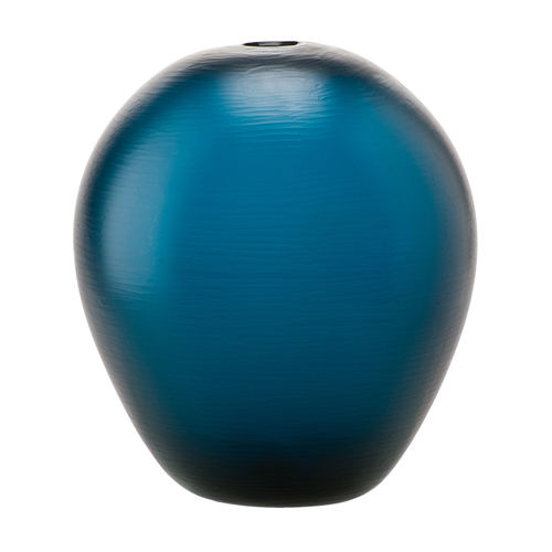 Vase contemporain - BATTUTI - Venini - en verre soufflé / bleu