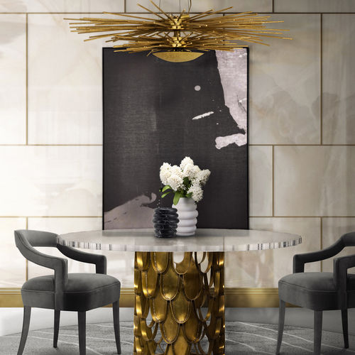 Suspension - SOLEIL - BRABBU DESIGN FORCES - en laiton / contemporaine / d'intérieur