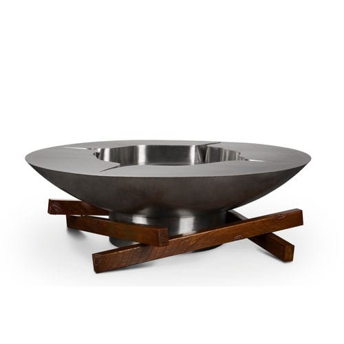 Brasero de jardin en acier inoxydable - OLYMPUS - BRABBU DESIGN FORCES - en acier COR-TEN®
