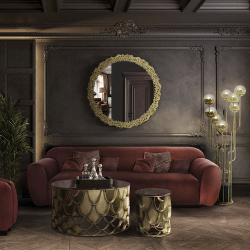Miroir mural - CAY - BRABBU DESIGN FORCES - pour hôtel / pour salon d'esthétique / pour chambre d'hôtel